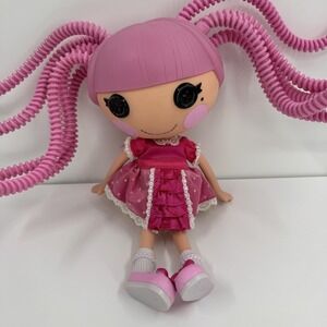 Lalaloopsy Silly Hair Jewel Sparkles Doll Pink Coil Hair Shoes Dress 12"
